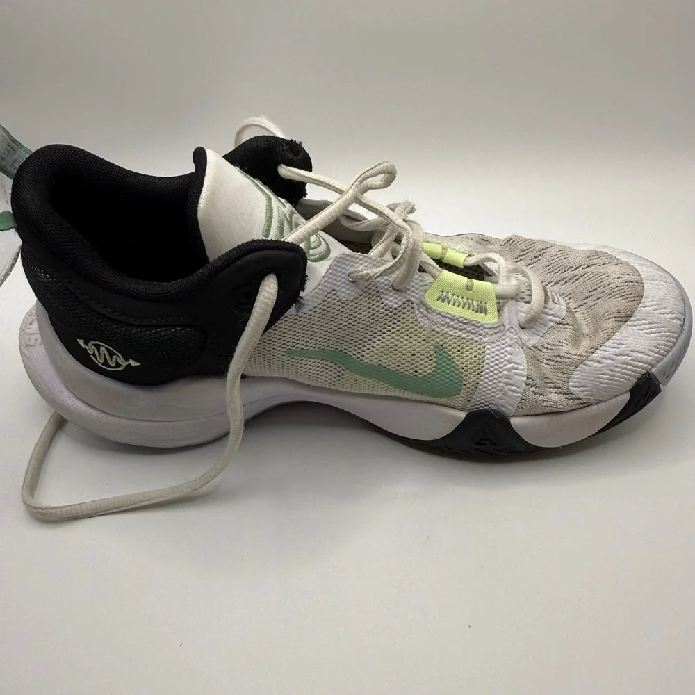 Nike Giannis Immortality 2 White Black Barely Volt DQ1943-101 Womens 6.5 / 5Y